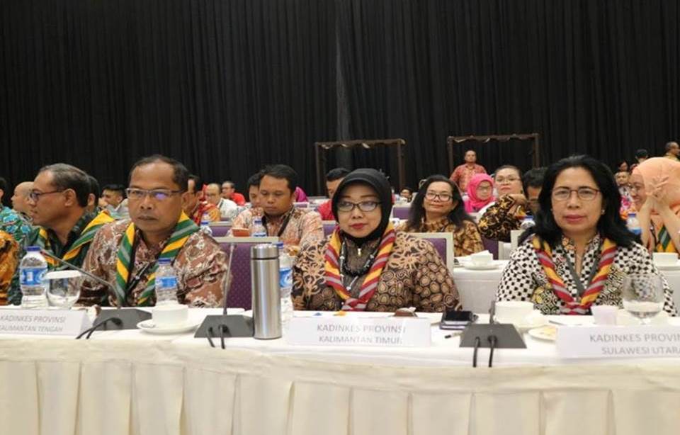 Para peserta rakernas dari berbagai dinas kesehatan provinsi kabupaten/kota di Indonesia.